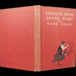 1904 MARK TWAIN 1ed Extracts Adam’s Diary GENESIS Comedy Satire Eve Illustrated