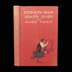 1904 MARK TWAIN 1ed Extracts Adam’s Diary GENESIS Comedy Satire Eve Illustrated