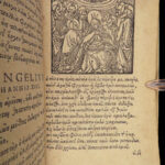 1572 GREEK Language BIBLE Woodcuts Reformation Commentary Possel Wittenberg