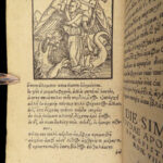 1572 GREEK Language BIBLE Woodcuts Reformation Commentary Possel Wittenberg