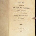 1823 Ben Franklin Autobiography Essays America Government Politics Middletown CT