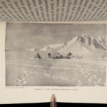 1914 ARCTIC 1ed Antarctic Voyages of Robert Scott Antarctica Expedition MAP