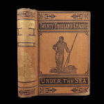 1890 Jules VERNE 20000 Leagues Under Sea French Illustrated CLASSIC Philadelphia