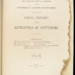 1900 GETTYSBURG 1ed Battlefield Civil War MAPS Robert E Lee 3v Capt PROVENANCE