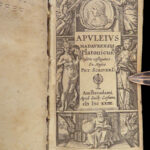 1624 Apuleius Metamorphoses MAGIC Socrates & Plato Philosophy Florida Golden Ass