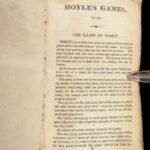 1821 Hoyle’s GAMES Cards Poker Gambling CHESS Tennis Archery Billiards Cricket