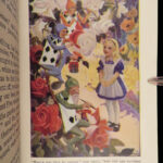 1923 Alice in Wonderland Carroll FAMOUS Tenniel & Prittie ART+ Looking Glass 2n1