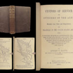 1868 CIVIL WAR Union Officer Regulations Battle Tactics Military LAW Provenance