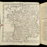 1789 Geography ATLAS 17 Maps Africa Italy Asia America California Buffier