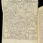 1789 Geography ATLAS 17 Maps Africa Italy Asia America California Buffier