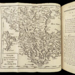 1789 Geography ATLAS 17 Maps Africa Italy Asia America California Buffier