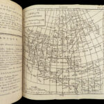 1789 Geography ATLAS 17 Maps Africa Italy Asia America California Buffier