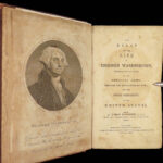 1807 George Washington 1ed Bancroft American Revolutionary WAR Americana US Army