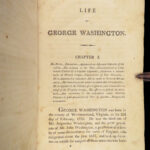 1807 George Washington 1ed Bancroft American Revolutionary WAR Americana US Army