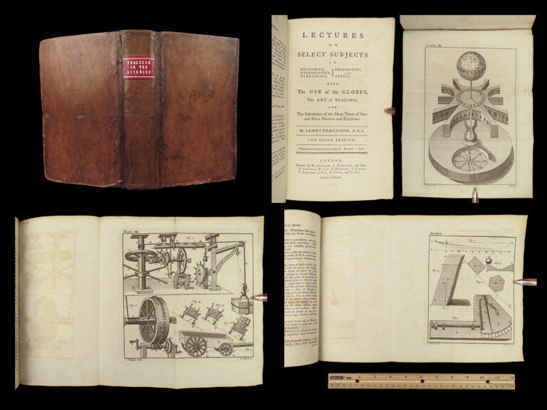 Image of 1784 James Ferguson Physics Mechanics Inventions Astronomy Isaac Newton Clocks