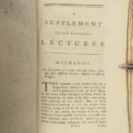 1784 James Ferguson Physics Mechanics Inventions Astronomy Isaac Newton Clocks