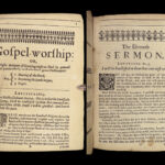 1648 PURITAN Bible Sermons 1ed Jeremiah Burroughs Gospel Worship God Prayer RARE