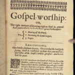 1648 PURITAN Bible Sermons 1ed Jeremiah Burroughs Gospel Worship God Prayer RARE