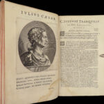 1651 Suetonius Twelve Caesars Julius Caesar Caligula Nero ROME Portraits Hackium