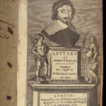 1654 ENGLISH Guez BALZAC Letters Louis XIII France Cardinal Richelieu Valette