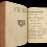 1693 Quesnel French NT BIBLE Commentary Jansenism BANNED 4v Antioch Provenance!