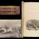 1849 HUNTING Racing Fishing Shooting Equestrian Horse Racing 9v Sporting Review