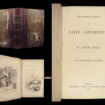 1850 David Copperfield 1ed Charles Dickens Illustrated English Browne Literature