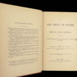 1879 Charles Darwin ORIGIN of Species + Descent of Man Evolution Biology Science