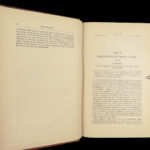 1879 Charles Darwin ORIGIN of Species + Descent of Man Evolution Biology Science