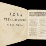 1681 St Meinrad of Einsiedeln 1ed SWISS Monastics Benedictine Monks Switzerland