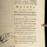 1769 Montesquieu Spirit of the Laws MAPS Political Government Democracy LAW 4v