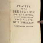 1646 Cardinal Richelieu Perfection of Christian Catholic Devotional Prayer