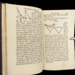 1683 Elements EUCLID Greek Mathematics Logic Geometry Math Illustrated French