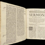 1687 SPANISH 1ed Barcia Zambrana Sermons Barcelona Spain Despertador Christiano