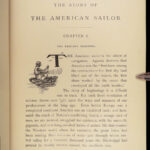 1888 American Sailors NAVY 1ed SAILING Boating PIRATES of Caribbean War of 1812