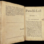 1678 Paradise Lost VERY RARE & EARLY John Milton + Regained 3-in-1 Poetry English