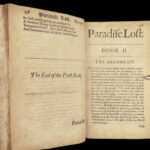 1678 Paradise Lost VERY RARE & EARLY John Milton + Regained 3-in-1 Poetry English