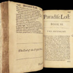 1678 Paradise Lost VERY RARE & EARLY John Milton + Regained 3in1 Poetry English