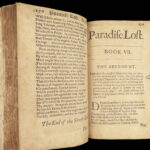 1678 Paradise Lost VERY RARE & EARLY John Milton + Regained 3in1 Poetry English