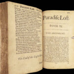 1678 Paradise Lost VERY RARE & EARLY John Milton + Regained 3in1 Poetry English