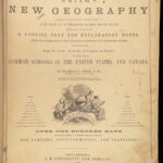 1863 Smith’s ATLAS Geography America States 90 BEAUTIFUL Colored MAPS World