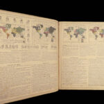 1863 Smith’s ATLAS Geography America States 90 BEAUTIFUL Colored MAPS World