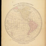 1863 Smith’s ATLAS Geography America States 90 BEAUTIFUL Colored MAPS World