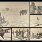 1898 ARCTIC Farthest North Nansen Polar Eskimo Kayak Hunting Fram Expedition 2v