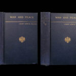 1889 War and Peace 1ed Leo Tolstoy Russia Classic Russian Literature Dole trans