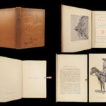 1895 Pony Tracks 1ed Frederic Remington INDIANS Americana Cowboy Illustrated