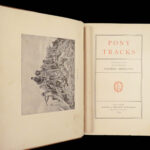 1895 Pony Tracks 1ed Frederic Remington INDIANS Americana Cowboy Illustrated