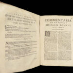 1640 Thesaurus Sacrorum Rituum Gavanto Catholic Church RITES Mysticism Cajetan