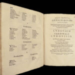 1640 Thesaurus Sacrorum Rituum Gavanto Catholic Church RITES Mysticism Cajetan