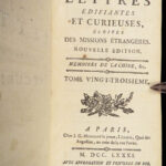 1781 RARE Jesuit Voyages Missions CHINA Taiwan Vietnam MAPS 1834 Ursuline Riots